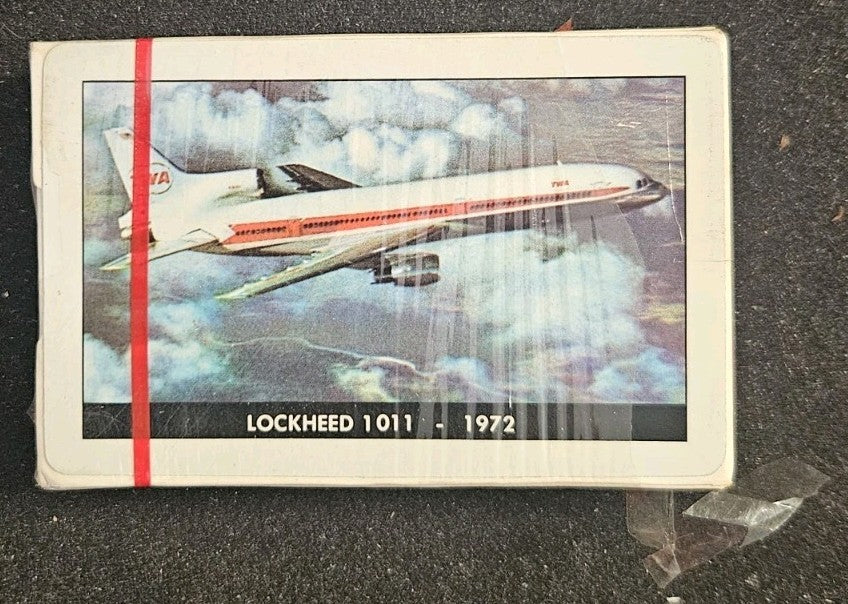 1950 TWA Airlines Collector Series Lockheed 1011 Sealed Bridge Deck Of Cards