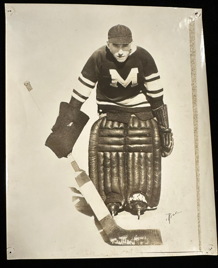 Vintage 1930's Alec Connell Original Montreal Maroons 8x10 Photo HOF