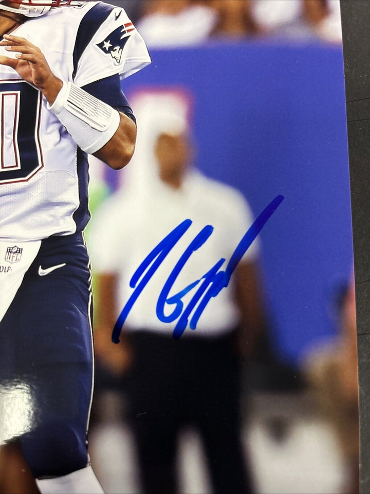 Jimmy Garoppolo Signed Auto New England Patriots 8x10 Photo Beckett COA