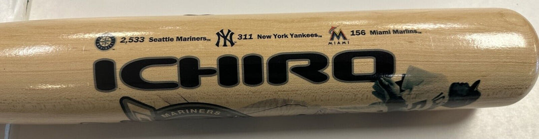 Ichiro Suzuki Autographed 3000th Career Hit Commemorative Bat Ichiro Hologram