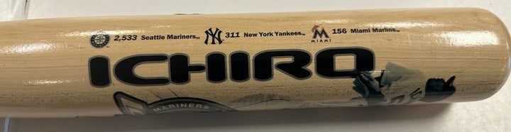 Ichiro Suzuki Autographed 3000th Career Hit Commemorative Bat Ichiro Hologram