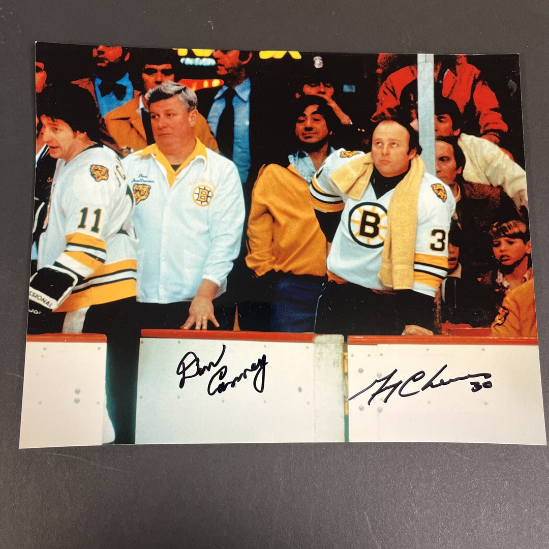 Gerry Cheevers Don Canney Signed 8x10 Boston Bruins Sportsworld