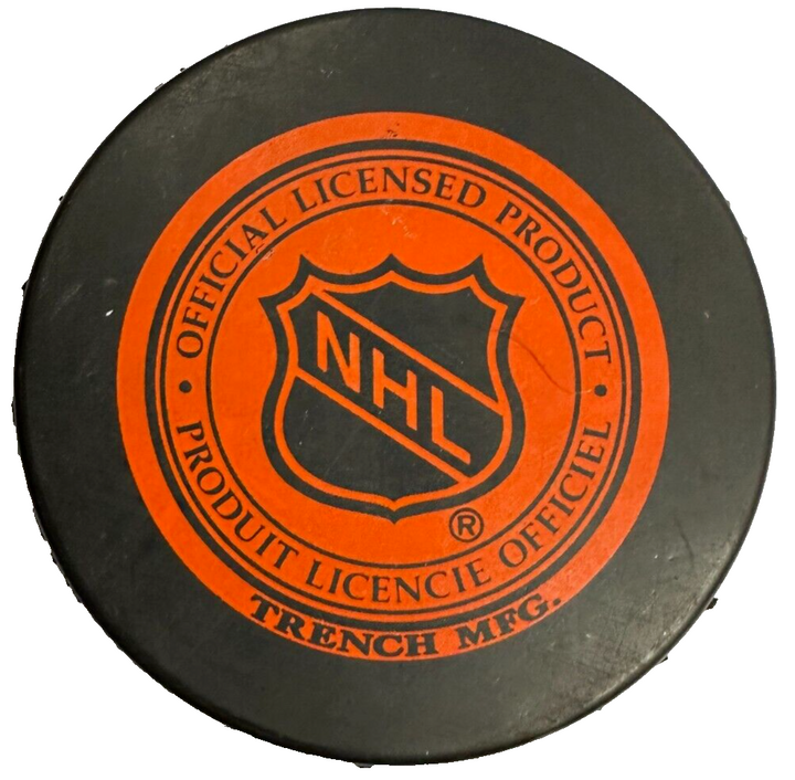 Frank Mahovlich Autographed Toronto Maple Leafs Hockey Puck W/ HOF 1981