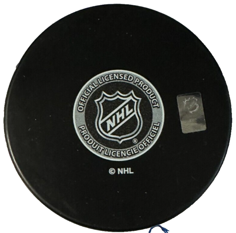 Brett Harkins Autographed Boston Bruins Hockey Puck NHL