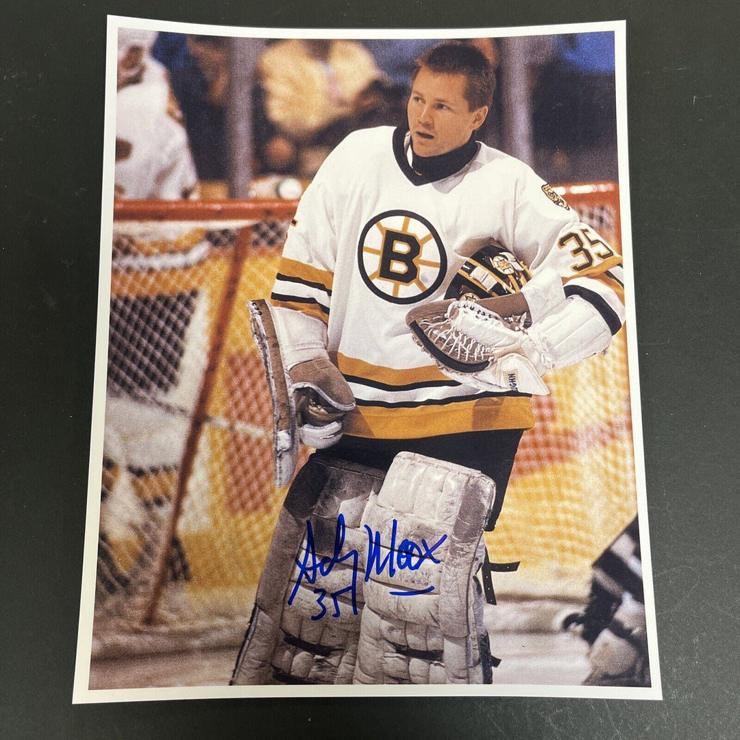 Andy Moog Signed 8x10 Boston Bruins Sportsworld