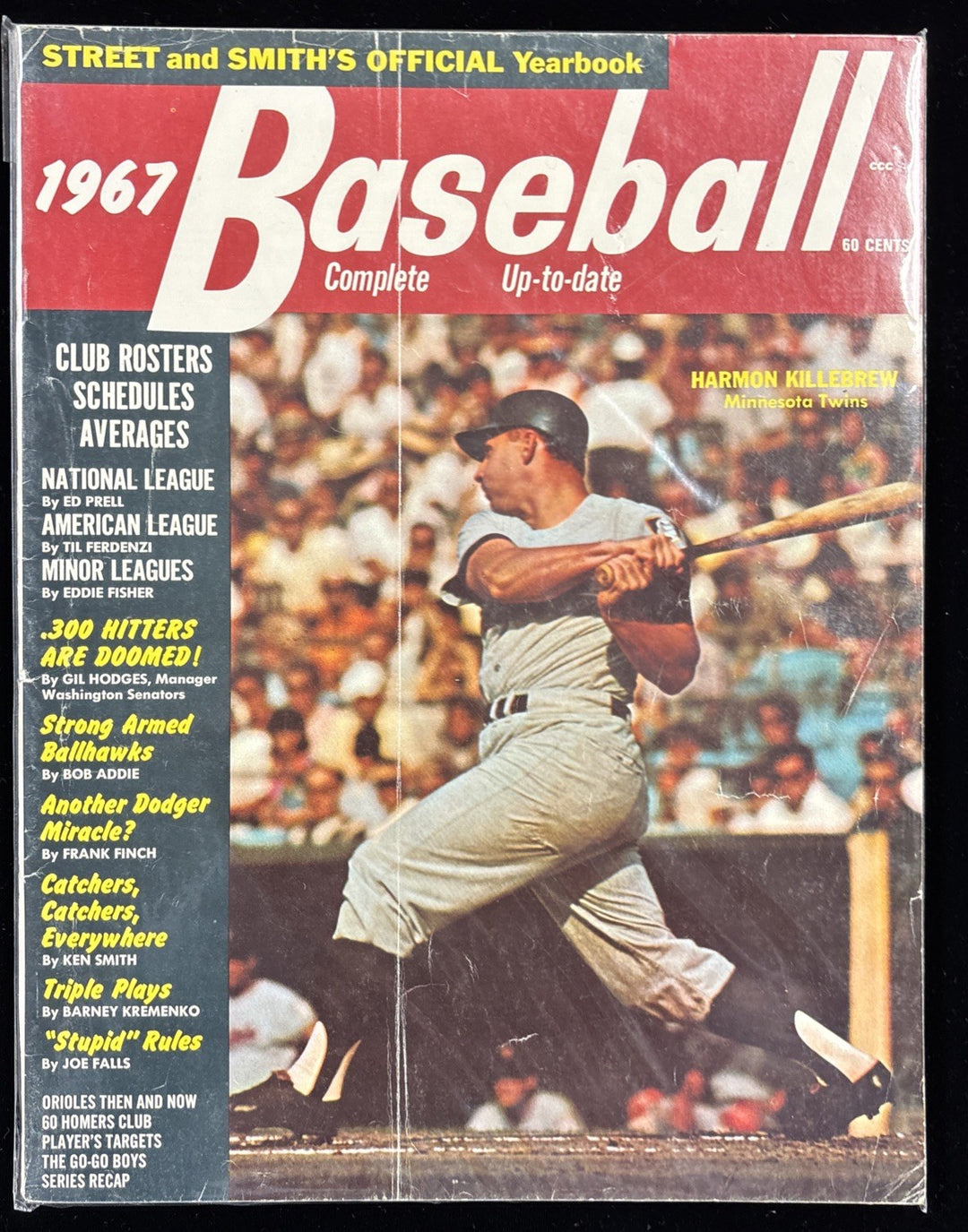 Street & Smiths Yearbooks 1967 Baseball Harmon Killebrew Andy Etchebarren