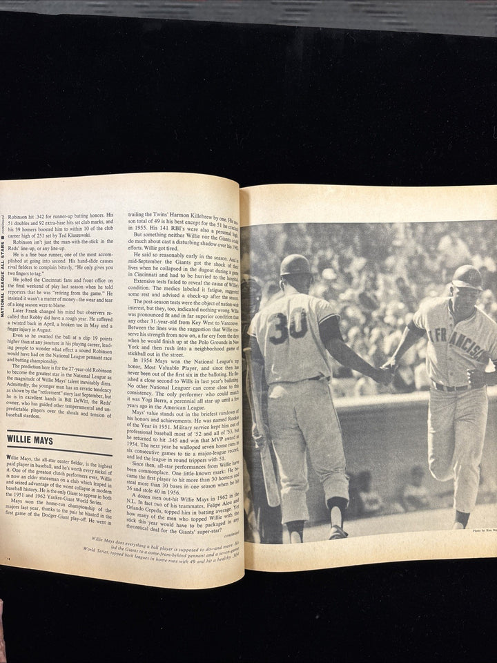 1963 SPORTS ALL STARS BASEBALL MAGAZINE WILLIE MAYS SAN FRANCISCO GIANTS COVER