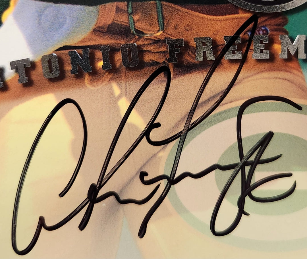1997 Leaf Authentic Signature Antonio Freeman 8x10 Photo Packers