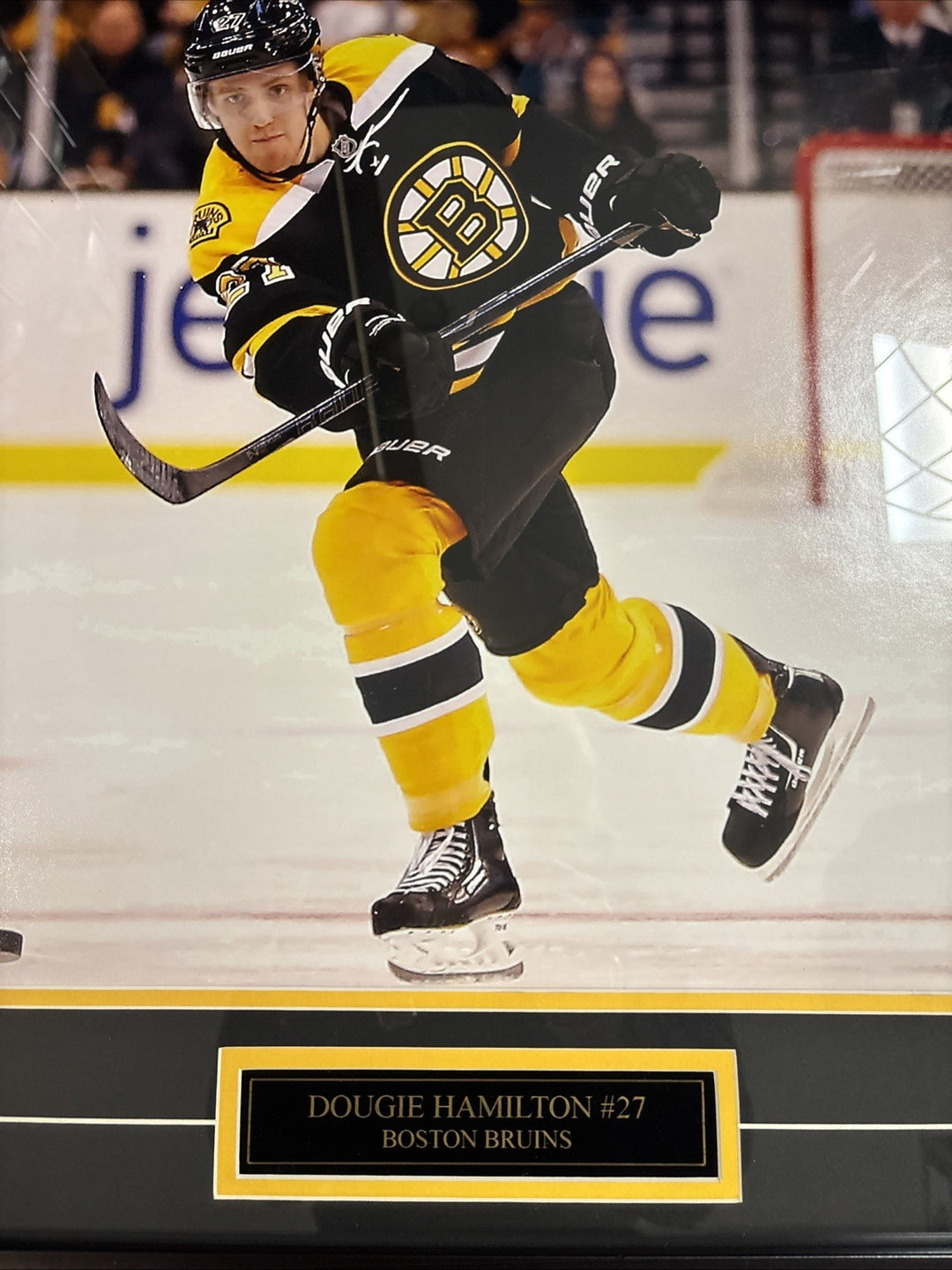 Dougie Hamilton Boston Bruins Matted & Framed Photo 23X27" NHL