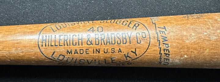 Ralph Kiner Autographed Hillerich & Bradsby Model Bat HOF BAS Pirates