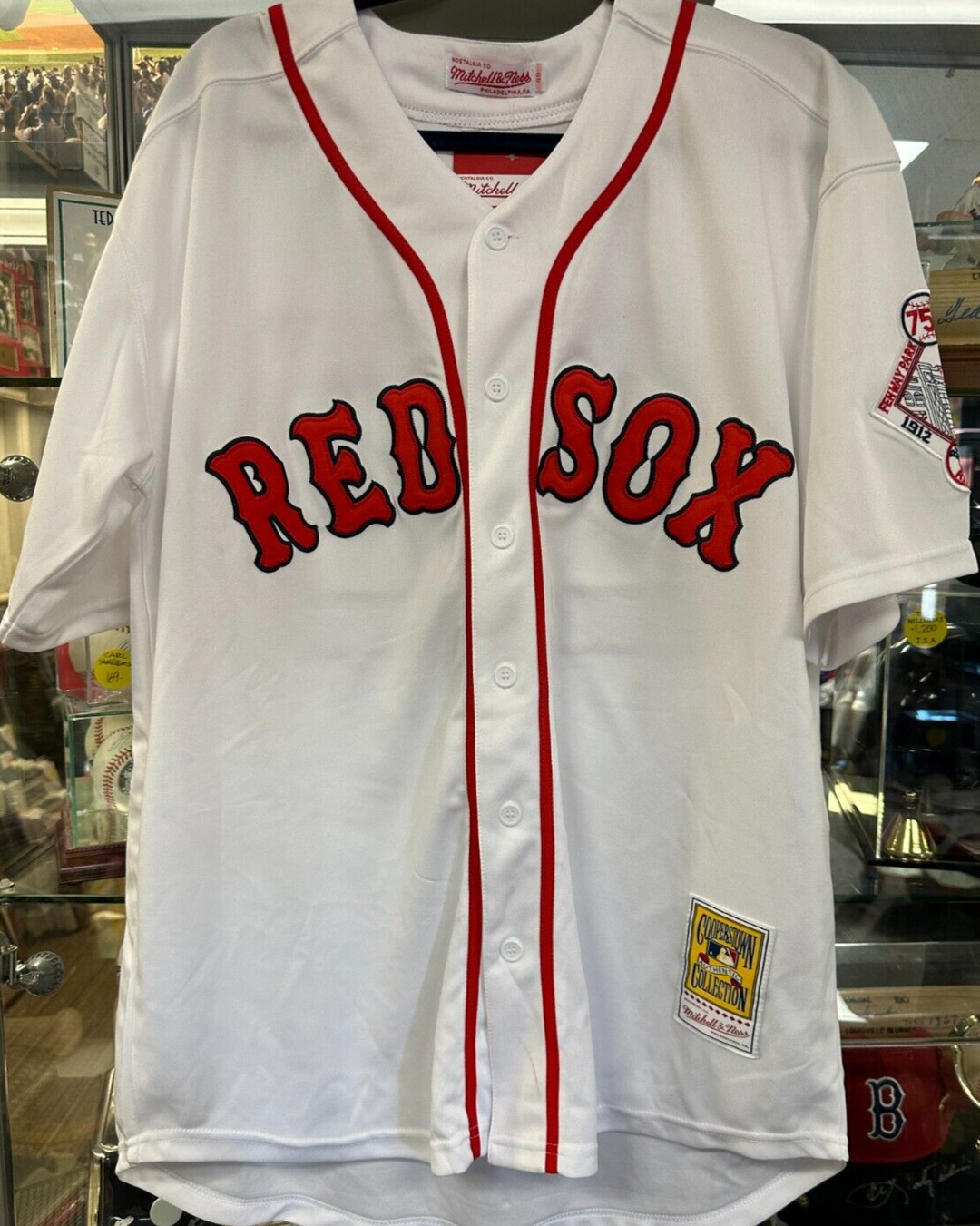 Wade Boggs Signed 1987 Red Sox Mitchell & Ness Jersey W/ HOF 3010 Hits 12x AS