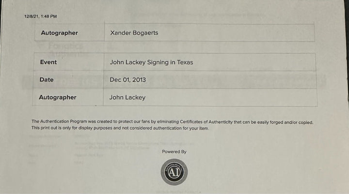 2013 Boston Red Sox World Series Champs Team Signed Fenway Seatback Fanatics