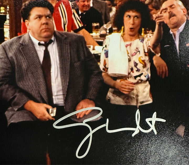 George Wendt Autographed Cheers Cast 8x10 Photo Norm