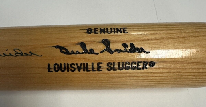 Duke Snider Autographed Adirondack Game Model Bat BAS Dodgers