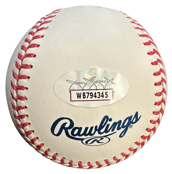 Mike Napoli Autographed Major League Baseball W/ 2013 WS Champs Red Sox JSA