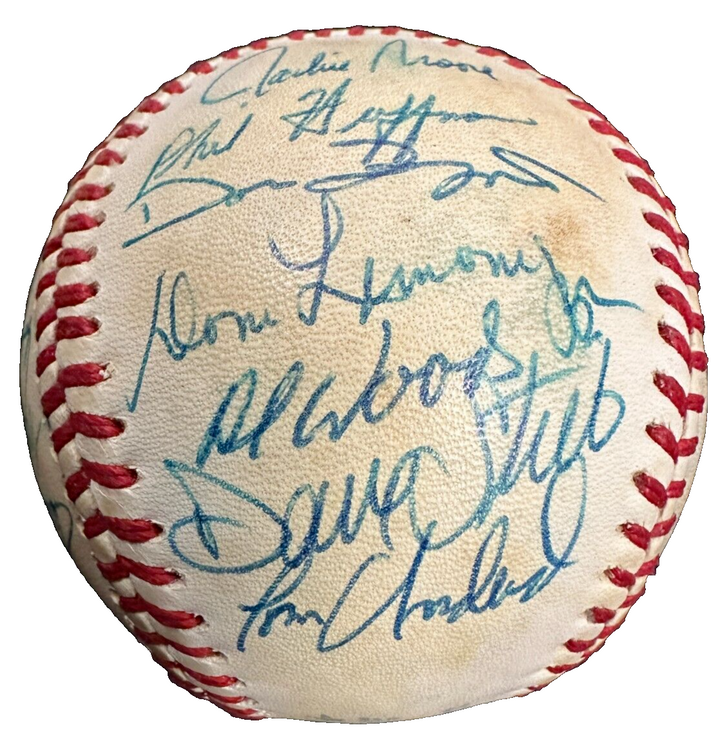 1979 Toronto Blue Jays Team Autographed Baseball Stieb Clancy Howell