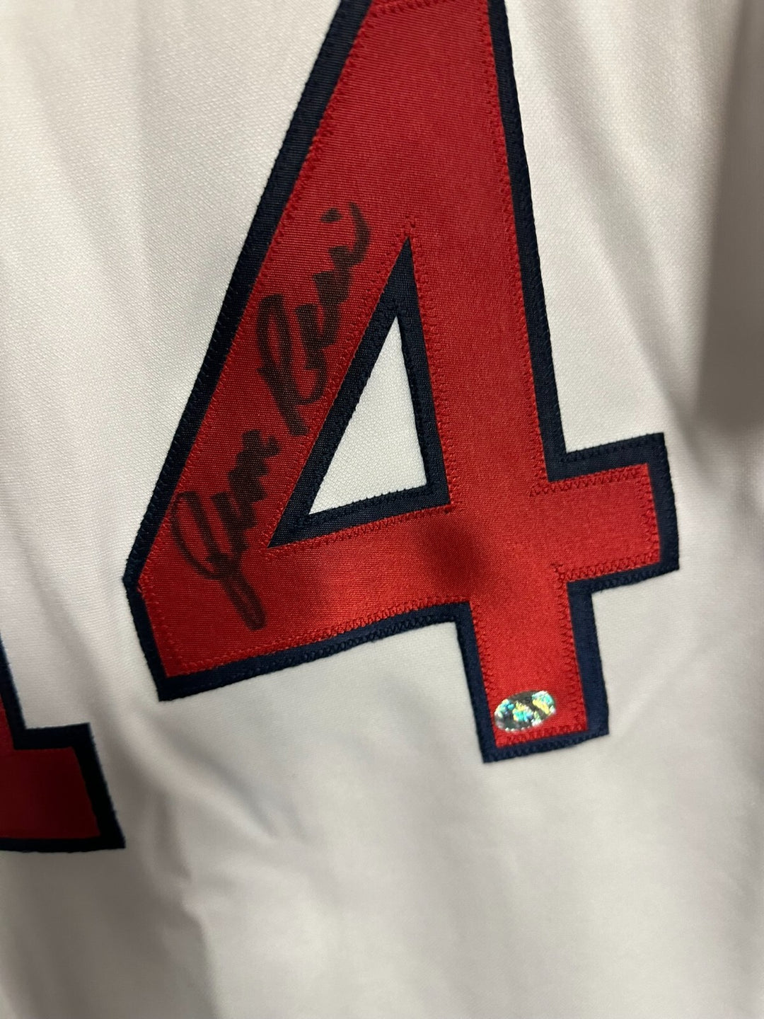 Jim Rice Autographed Majestic Boston Red Sox Home Jersey MLB