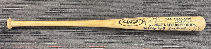 2003 Red Sox Fantasy Camp Signed Baseball Bat Johnny Pesky Louie Tiant Etc.