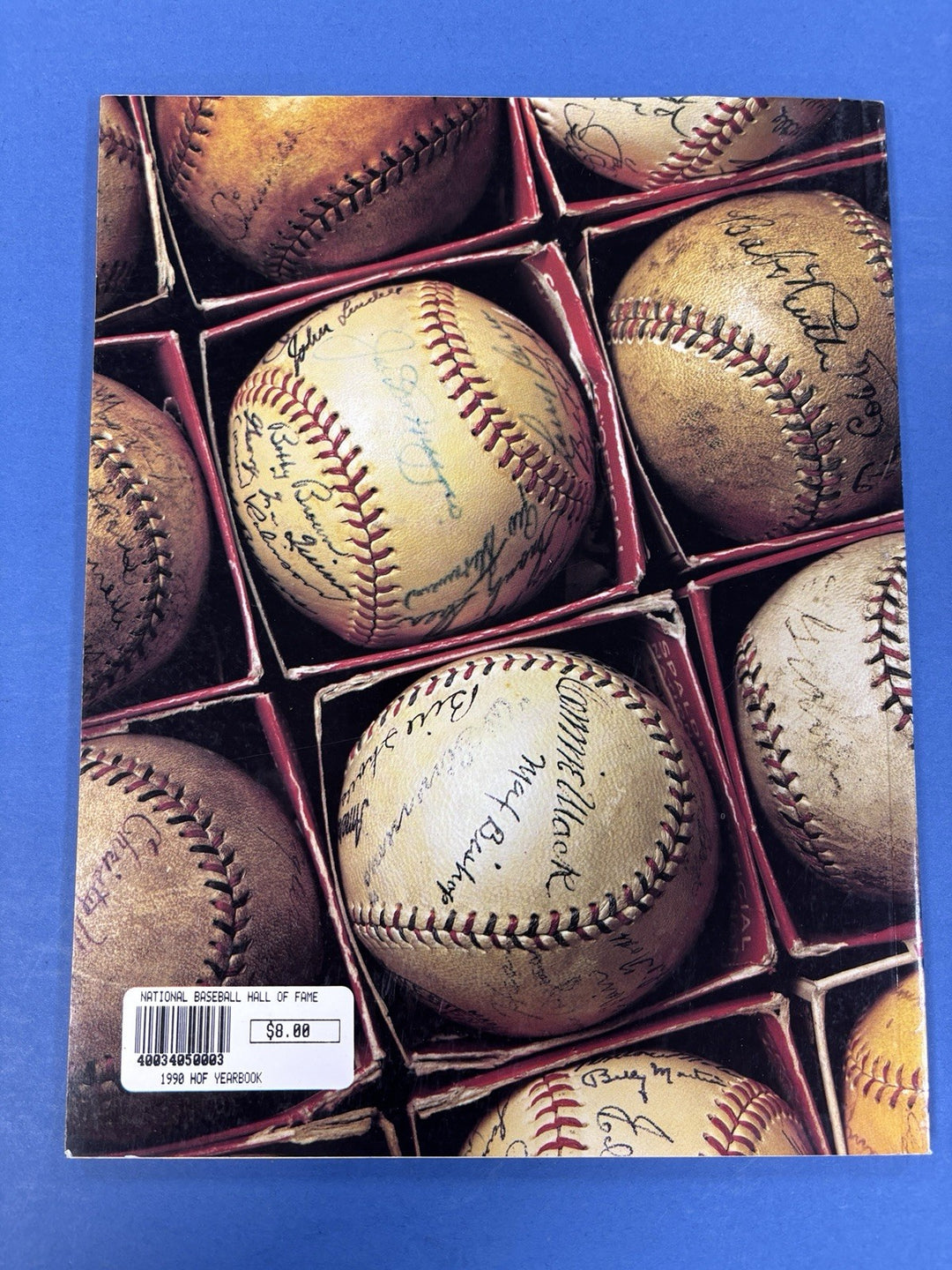 1990 MLB Hall Of Fame Program Joe Morgan Jim Palmer