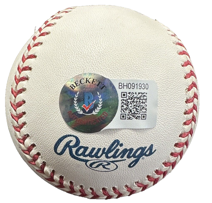David Ortiz Autographed Official Major League Baseball HOF Red Sox BAS