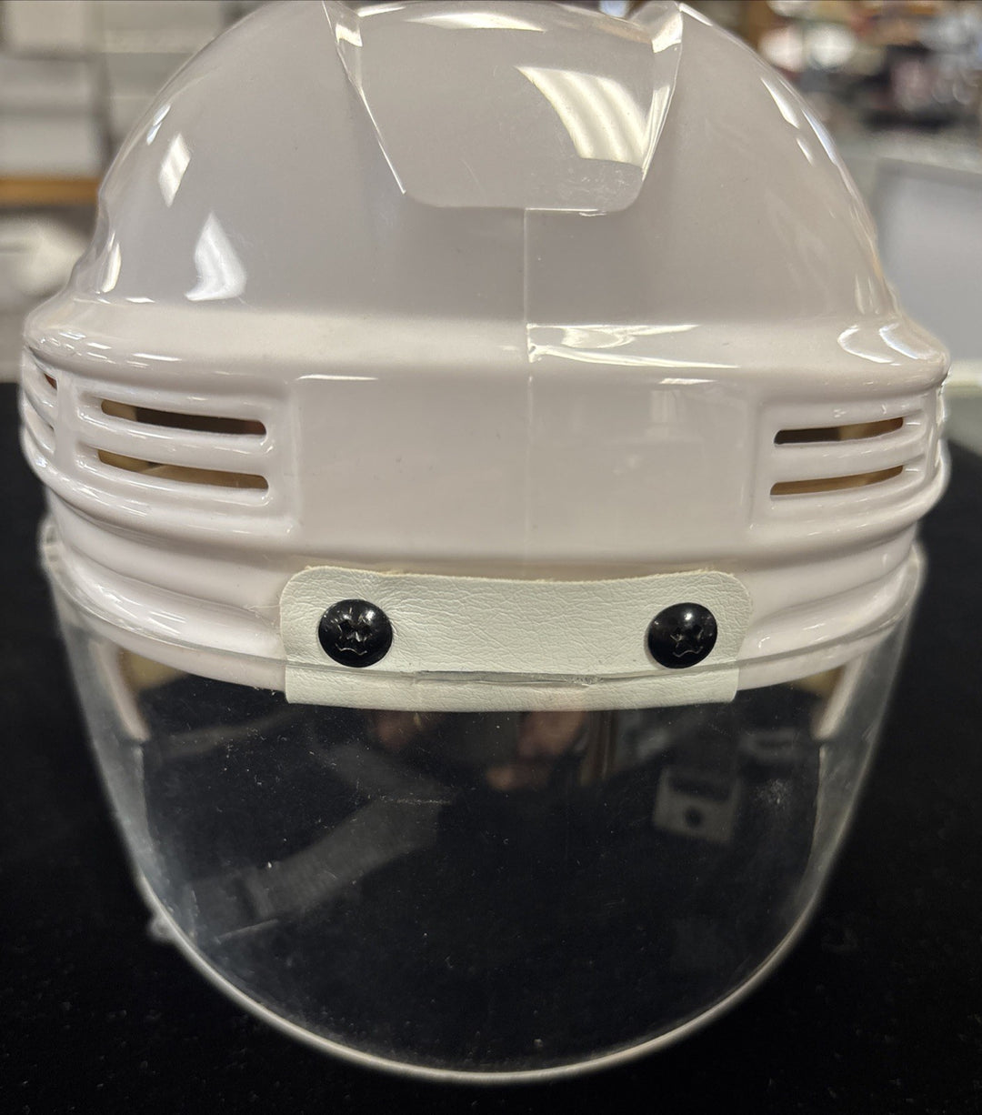 Derek Sanderson Boston Bruins Signed Mini Helmet COA
