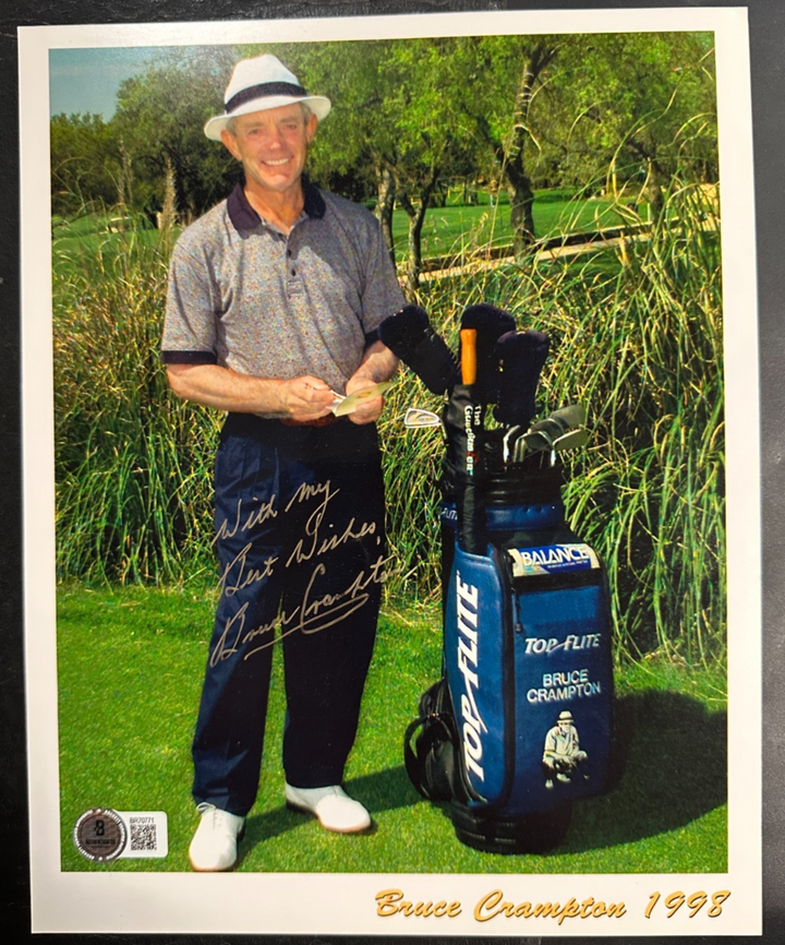Bruce Champion Autographed 8x10 Photo PGA BAS