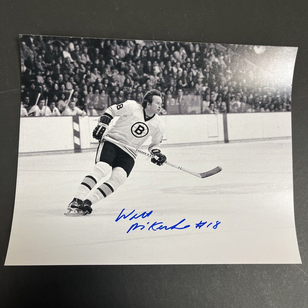 Walt McKechnie Signed 8x10 Boston Bruins Sportsworld