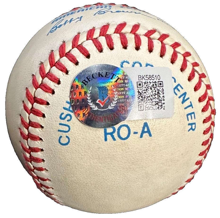 Lefty Gomez Autographed American League Baseball BAS Yankees