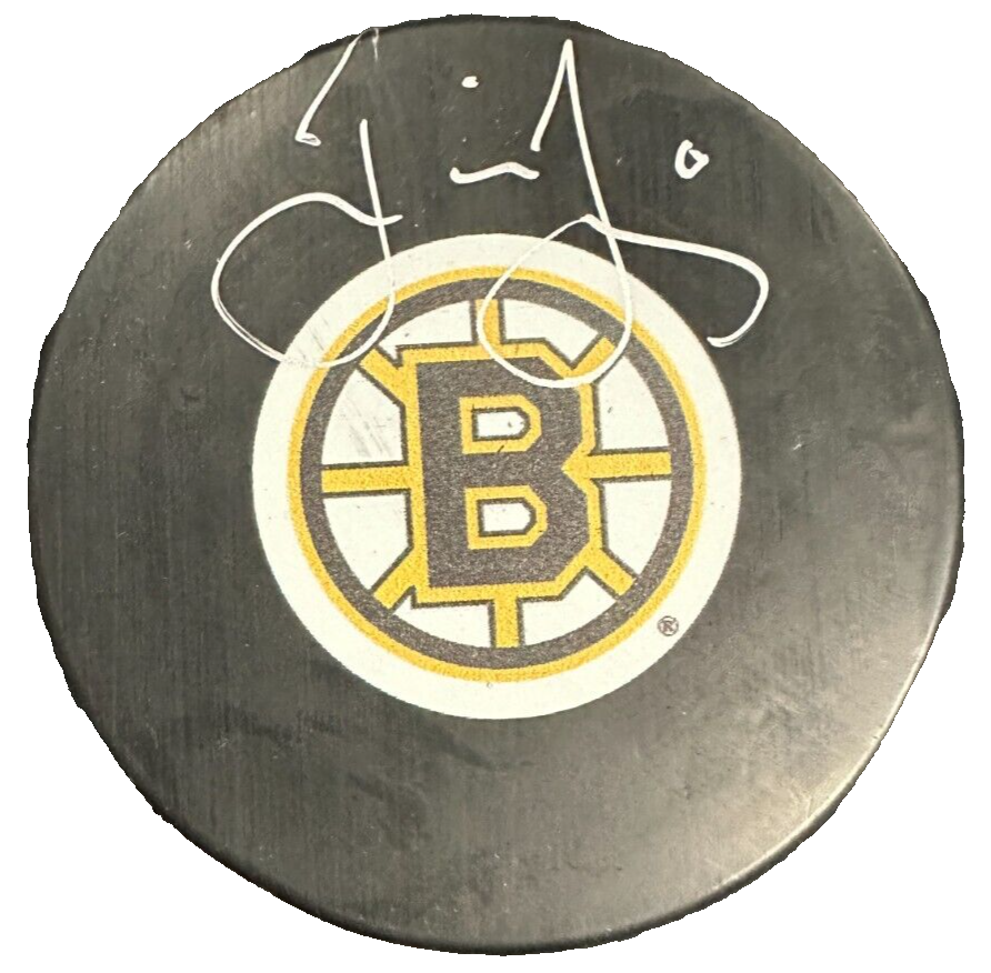 Jaromir Jagr Autographed Boston Bruins Hockey Puck HOF