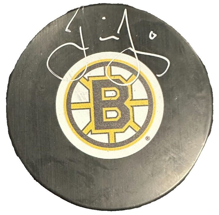 Jaromir Jagr Autographed Boston Bruins Hockey Puck HOF