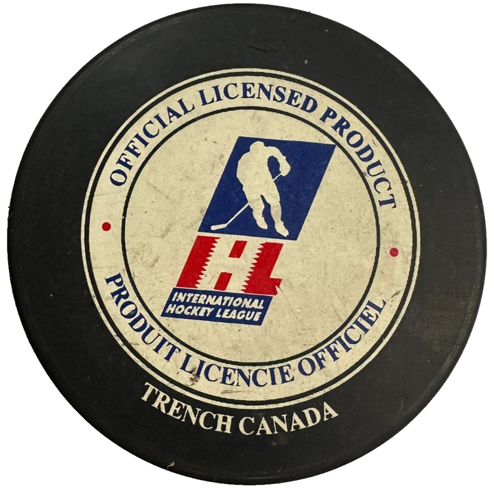 Vintage Utah Grizzlies Official Hockey Puck IHL