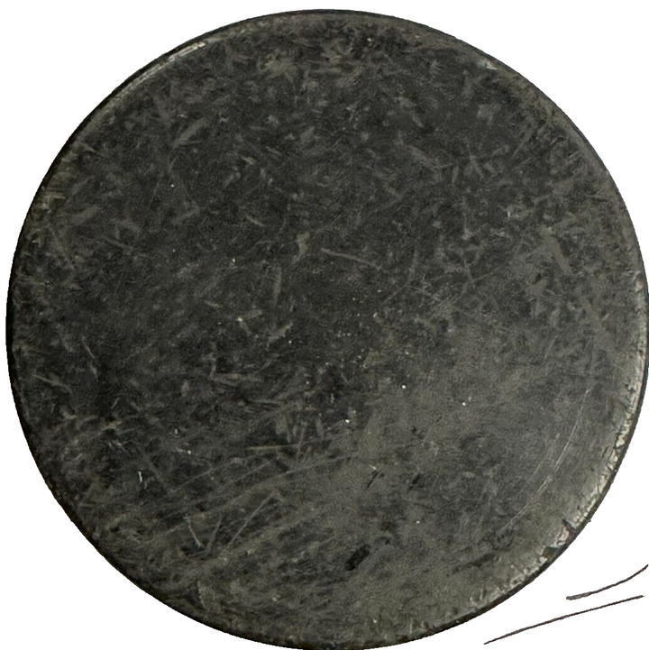 1960's Estevan Bruins Game Used Puck SJHL Jim Harrison Personal Collection -