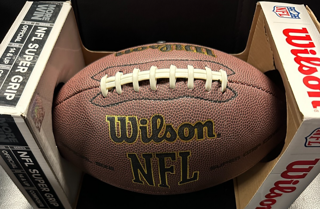 Ricky Jackson Autographed Wilson NFL Football W/ HOF 2010 Saints