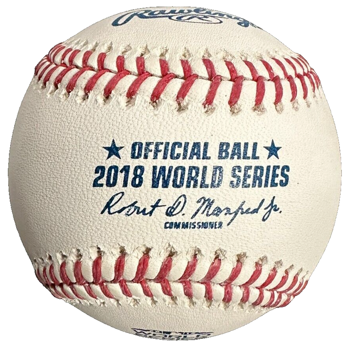 Alex Cora Autographed 2018 World Series Baseball Boston Red Sox