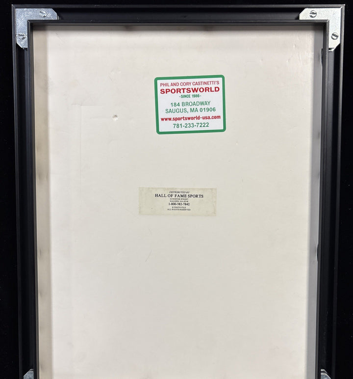 Joe Juneau Boston Bruins Framed 14x11 Autographed Picture COA