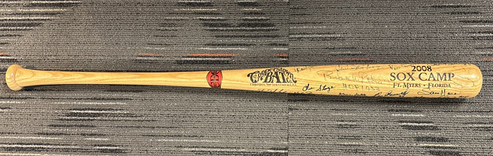 2008 Red Sox Fantasy Camp Signed Baseball Bat Brooks Robinson Stanley Bell Etc.