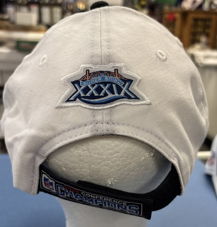 2004 New England Patriots Conference Champions Adjustable Hat By Locker Room
