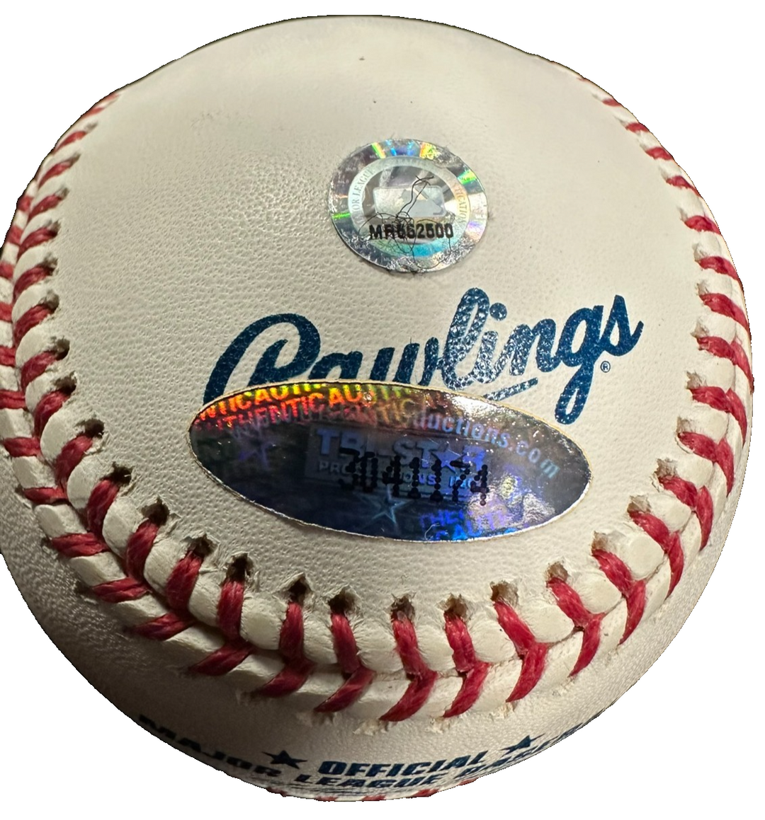 Rich Harden Autographed Major League Baseball TRISTAR Oakland A's