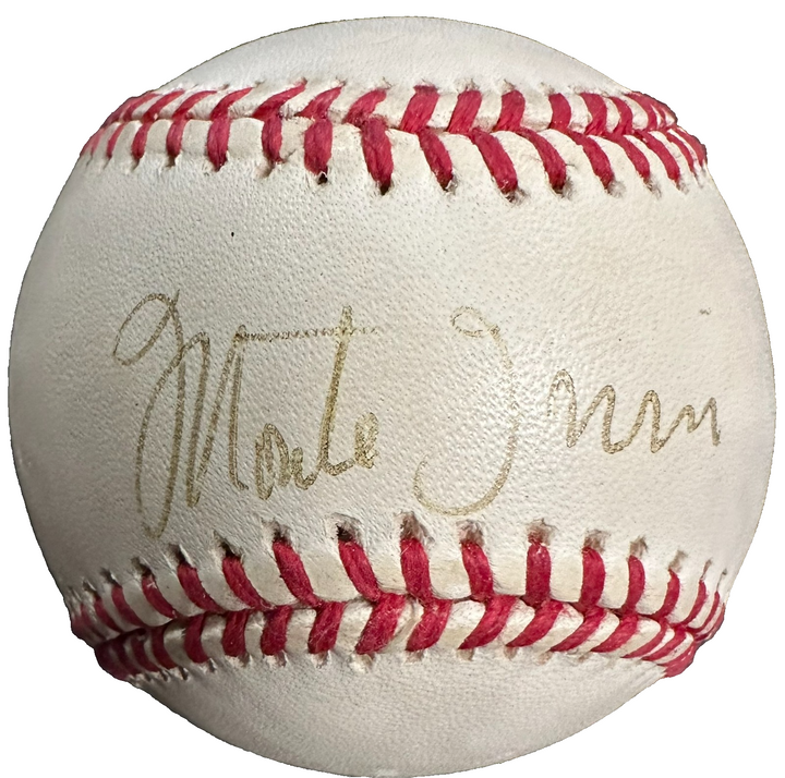 Monte Irvin Autographed Official National League Baseball BAS HOF NY Giants