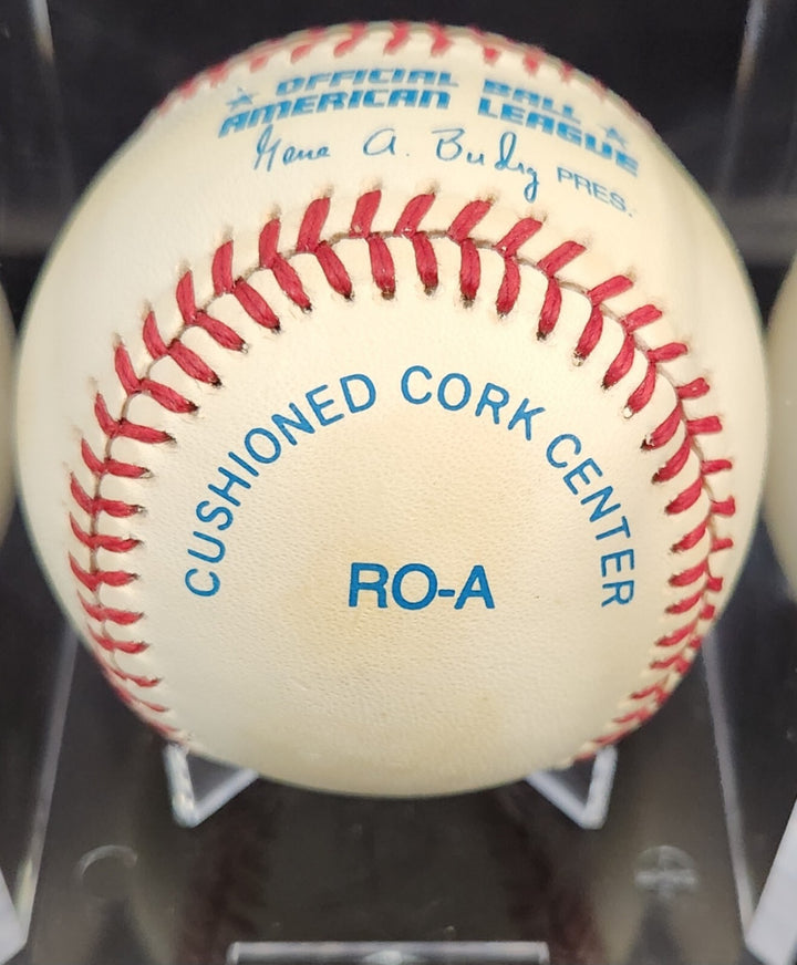 Paul Cellucci Signed American League Baseball Massachusetts Governor COA