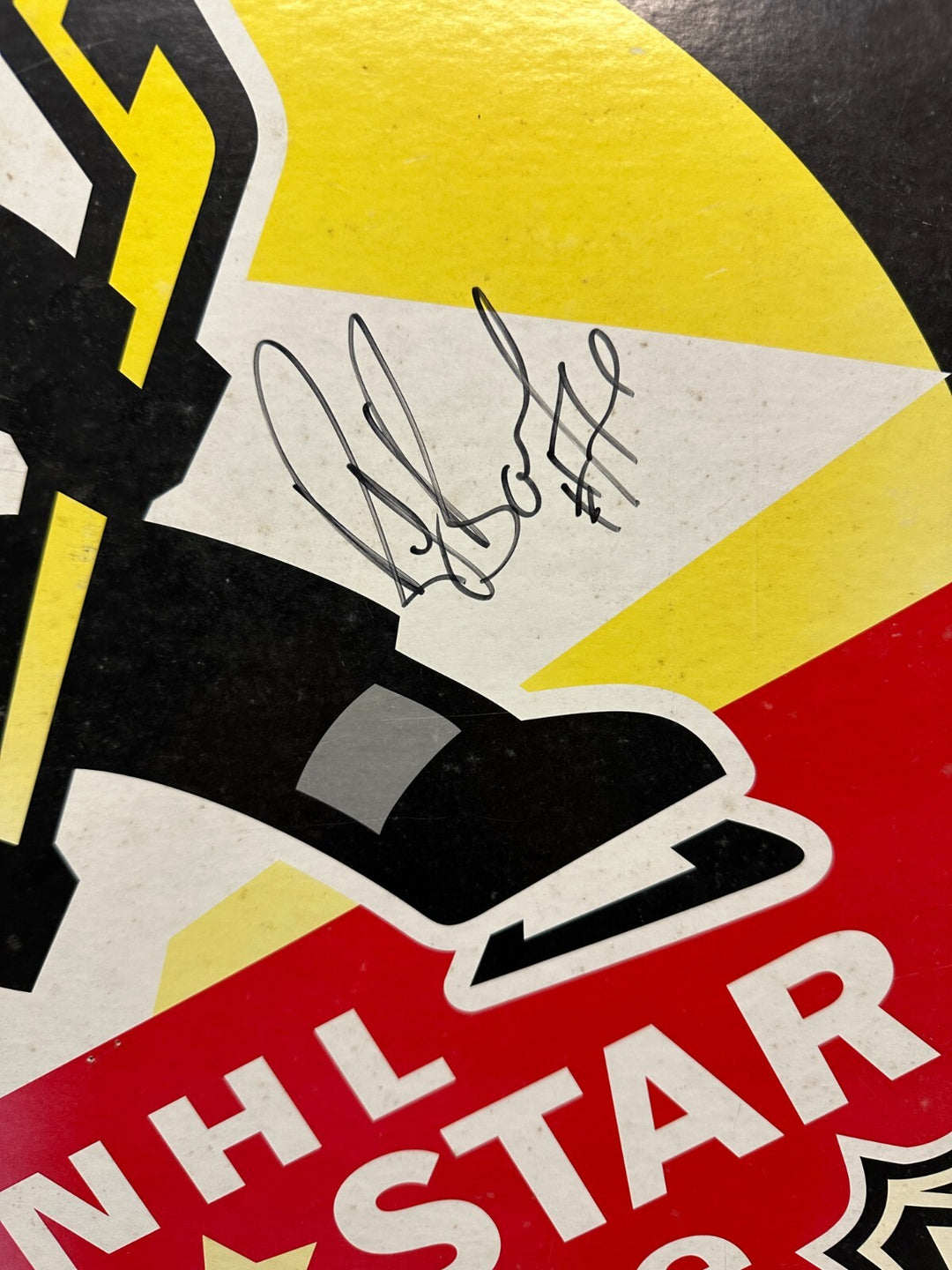 Ray Bourque Autographed 1996 NHL All-Star Game Sign Boston Bruins