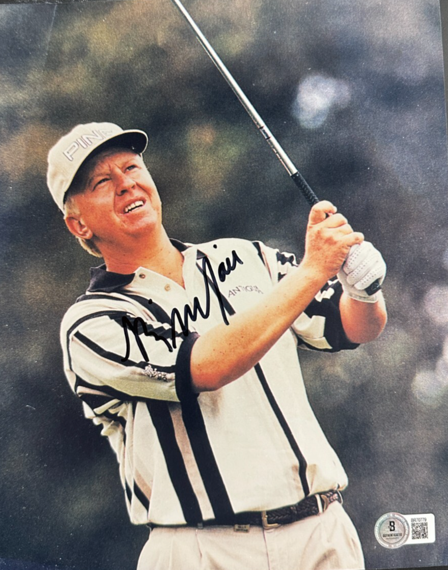 Billy Mayfair Autographed 8x10 Photo PGA BAS