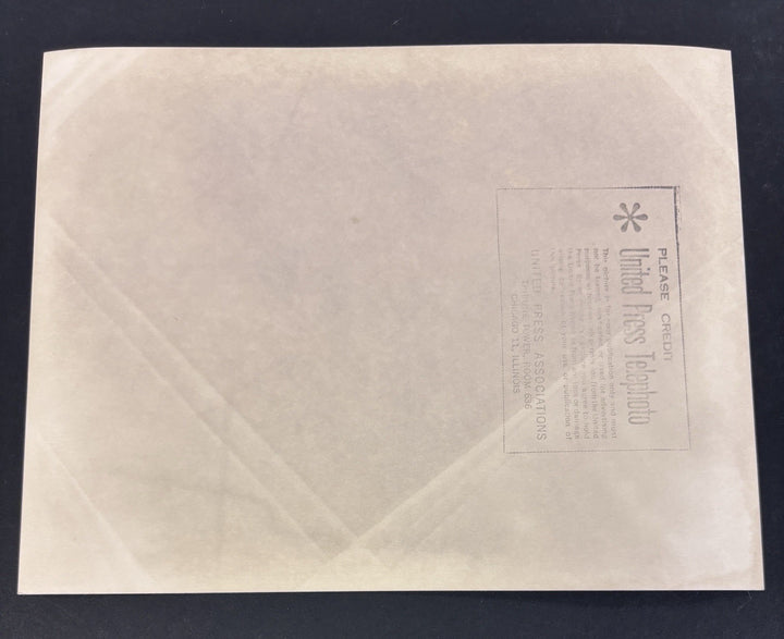 1957 Original 7x9 Newspaper Wire Photo Milwaukee Braves Del Crandall