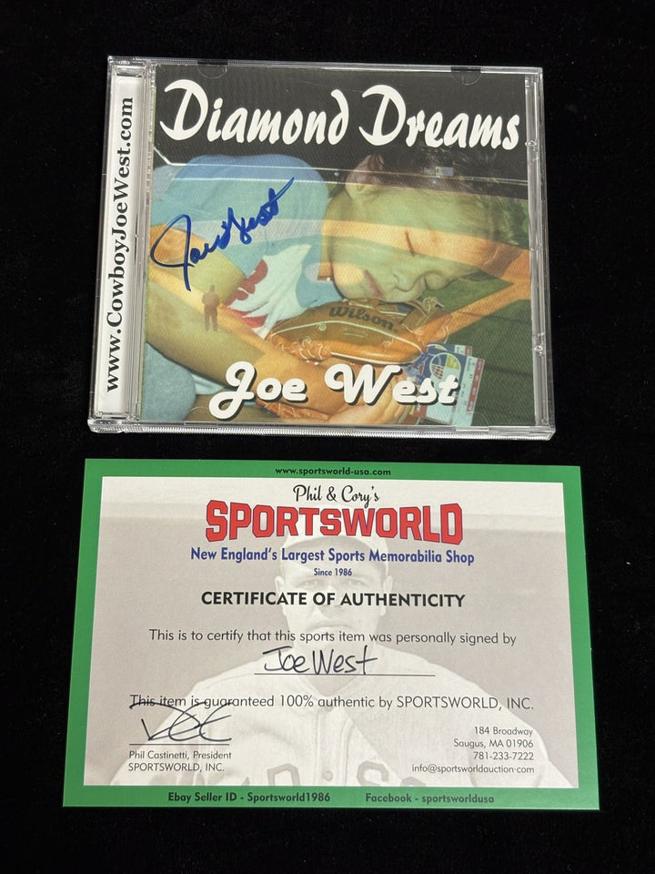 Joe West Signed Diamond Dreams CD MLB Umpire Future HOFer Sportsworld COA