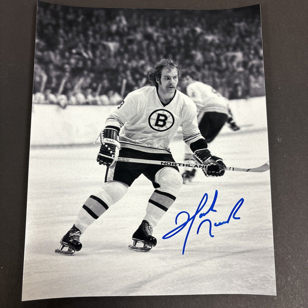 Hank Nowak Signed 8x10 Boston Bruins Sportsworld