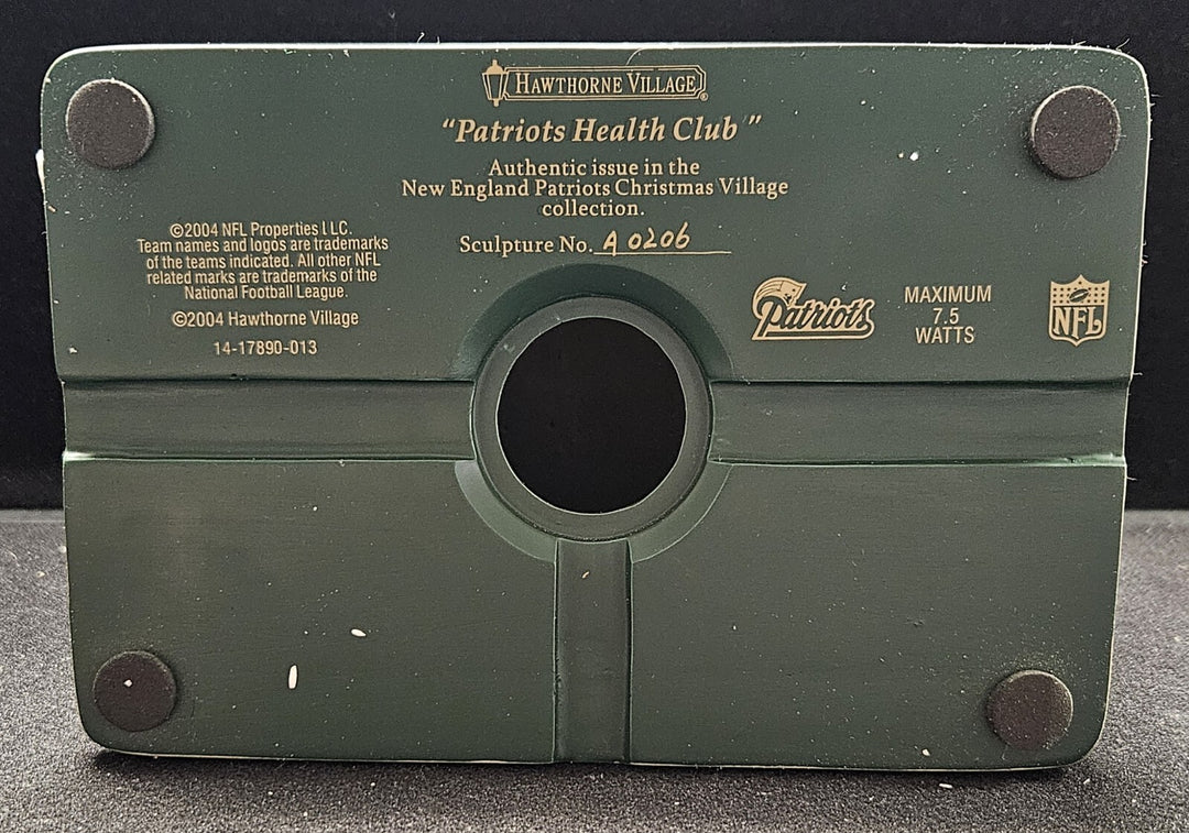 2004 Hawthorne Village New England Patriots Christmas Village Health Club