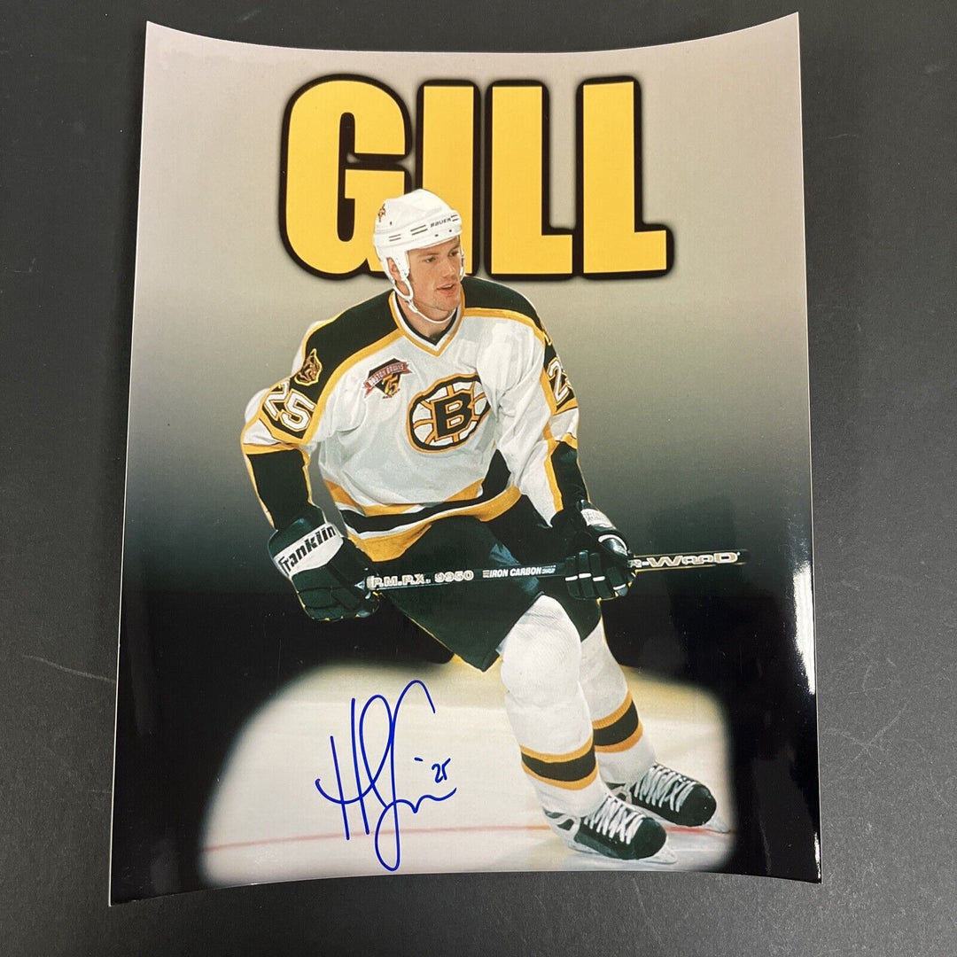 Hal Gill Signed 8x10 Boston Bruins Sportsworld