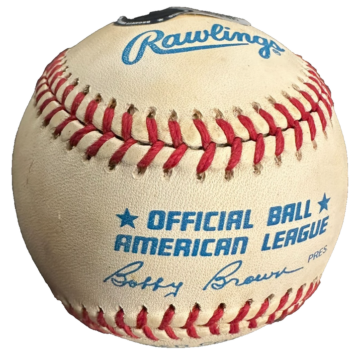 Kirby Puckett Autographed Official American League Baseball BAS Twins HOF