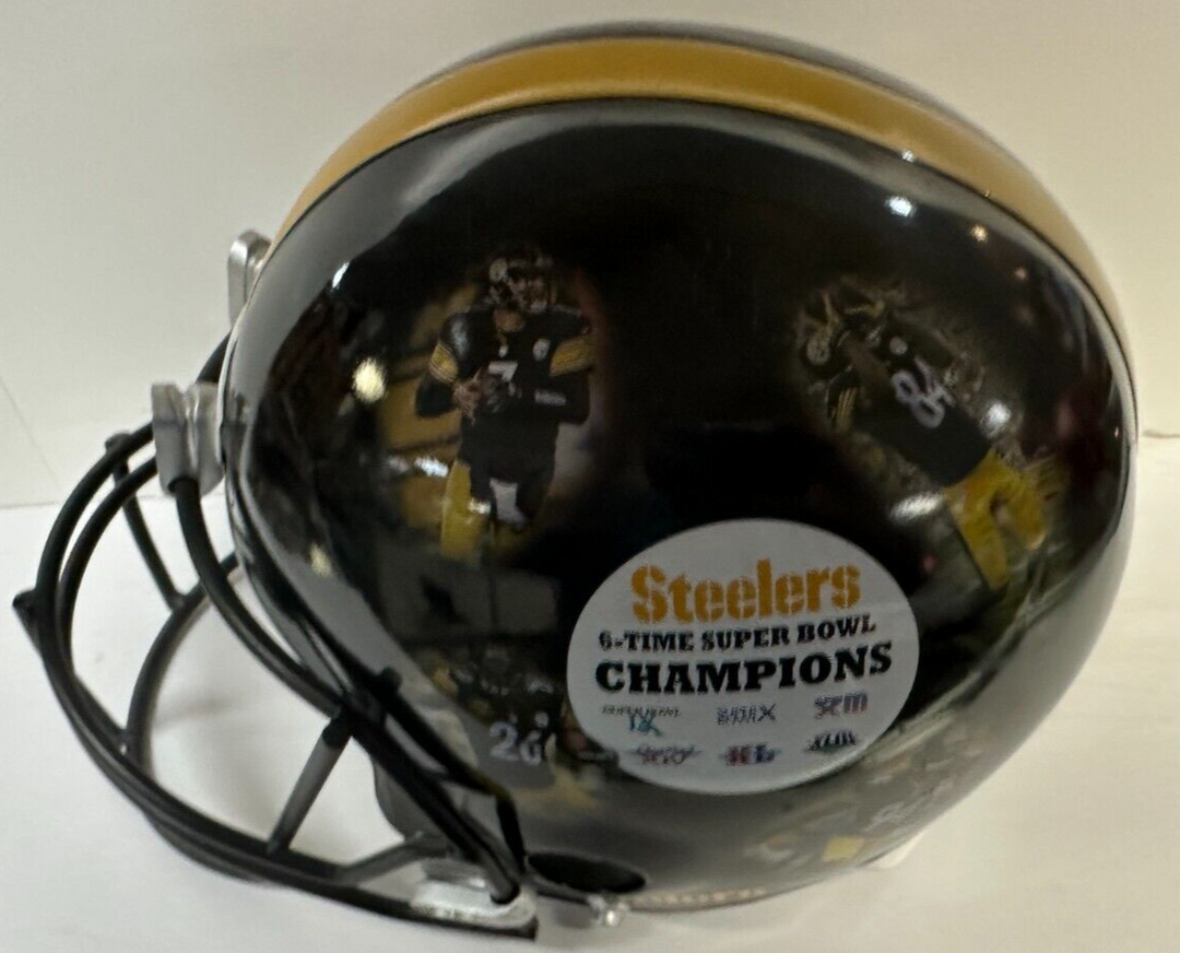 Pittsburgh Steelers 6 Time Super Bowl Champions Commemorative Collage Helmet