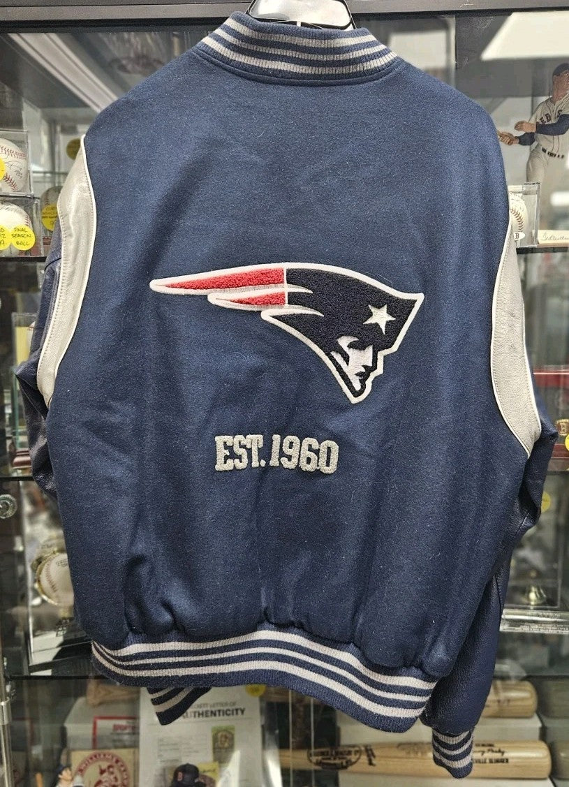 New England Patriots 2x Superbowl Champions Button Down Jacket